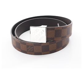 Cinto Louis Vuitton Damier Ebene Standard Marrom