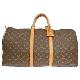 Louis Vuitton Keepall Monogram Canvas 55 Marrom