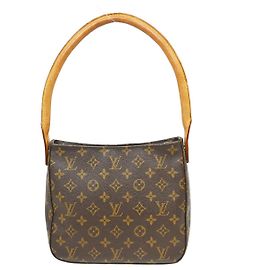 Louis Vuitton Monogram Looping Monogram Canvas MM Marrom