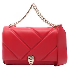 Bulgari 2-Way Handtasche Bvlgari Serpenti Cabochon Rot