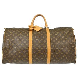 Louis Vuitton Keepall Bag Monogram Canvas 60 Brown