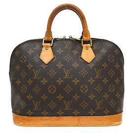 Bolsa Louis Vuitton Alma Monogram Canvas PM Marrom