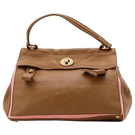 Yves Saint Laurent Muse Two Handtasche Braun Pink