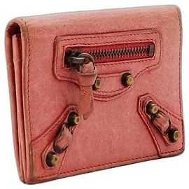 Balenciaga Ledergeldbörse Rosa Pink