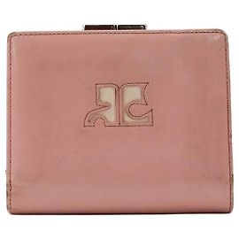 Courreges Courrèges Pink Leather Logo Wallet Pink