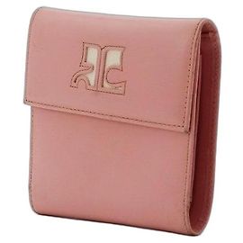 Courreges Courrèges Ledergeldbörse Pink Pink