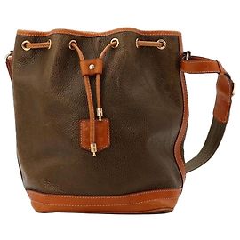 Céline Bolsa Bucket Celine em couro Marrom