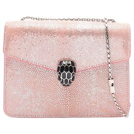 Bulgari Borsa a tracolla Bvlgari Serpenti Forever Argento Rosa