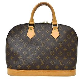 Bolsa Louis Vuitton Alma Monogram Canvas PM Marrom