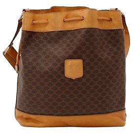 Céline Borsa a secchiello Celine Macadam Marrone