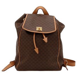 Céline Celine Mochila em canvas monograma Marrom Monograma