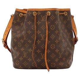 Louis Vuitton Borsa a Secchiello Monogram Noé Marrone