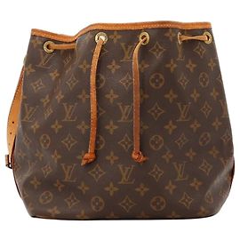 Louis Vuitton Borsa a secchiello Noe Monogram Marrone