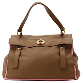 Sac à main Yves Saint Laurent Muse Two Marron Rose
