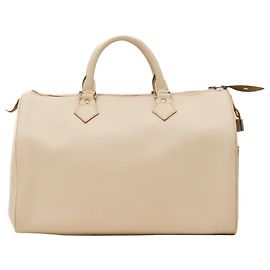 Louis Vuitton Speedy 30 Epi Leder Beige
