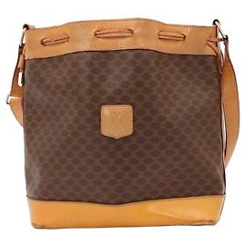 Céline Celine Borsa a Secchiello Macadam Marrone