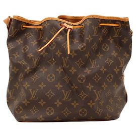 Louis Vuitton Monogram Noé Bolsa Saco Marrom Monograma
