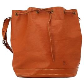 Louis Vuitton Sac Seau Noe en Cuir Epi Marron
