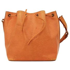 Louis Vuitton Borsa a Secchiello Noe GM in Pelle Epi Arancione Arancione