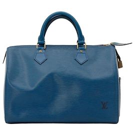 Louis Vuitton Speedy 30 em couro Epi Azul