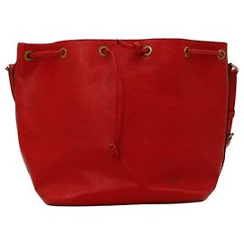 Louis Vuitton Borsa a Secchiello Noé in Pelle Epi Rosso