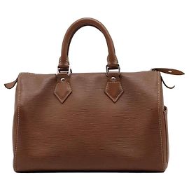 Louis Vuitton Speedy 30 Sac à main Cuir Epi Marron