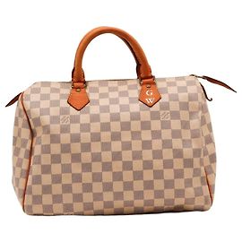 Louis Vuitton Speedy 30 Damier Azur Damier ebène