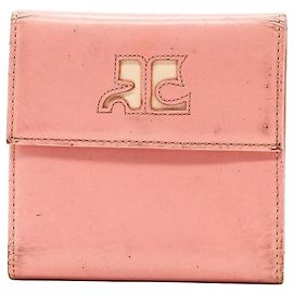 Courreges Courrèges Pink Leather Logo Wallet Pink