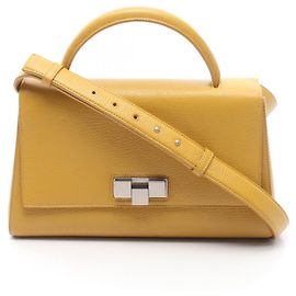 Borsa a tracolla in pelle Bottega Veneta Giallo