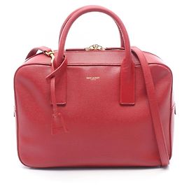 Yves Saint Laurent 2-Way Handbag Red