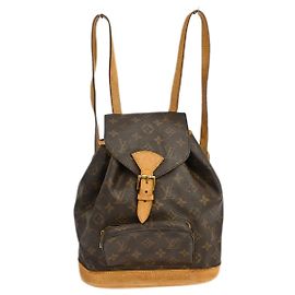 Louis Vuitton Vintage Montsouris Monogram Canvas MM Marron
