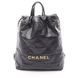 Chanel 22 Small Backpack/Handbag Black