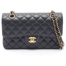 Borsa a tracolla Chanel Matelassé Double Flap Nero