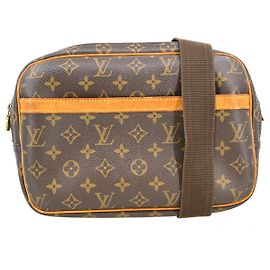 Borsa Reporter Louis Vuitton Monogram Canvas PM Marrone