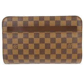 Louis Vuitton Pochette Saint Louis Damier Marrone