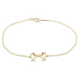 Pulseira Double Loving Heart da Tiffany & Co. Amarelo