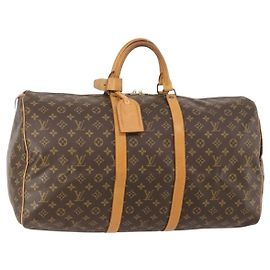 Louis Vuitton Keepall Monogram Canvas 55 Marron
