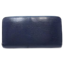 Louis Vuitton Epi Long Wallet Blue