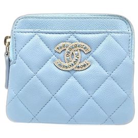 Chanel Light Blue Coin Purse Light blue
