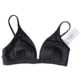 Calvin Klein Schwarzes Bikini-Oberteil Triangle Schwarz