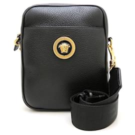 Versace La Medusa Schultertasche Schwarz