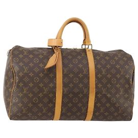 Louis Vuitton Keepall Monogram Canvas 50 Marron