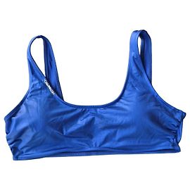 Calvin Klein Top de Biquíni Azul com Logo Azul