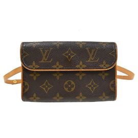 Louis Vuitton Florentine Taillentasche Monogram Canvas medium Braun