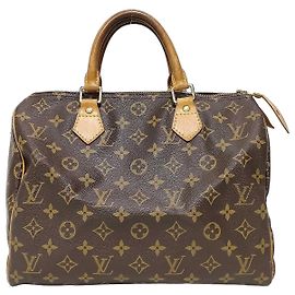 Bolsa Louis Vuitton Speedy Monogram Canvas 30 Marrom