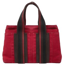Hermès Sac cabas Hermes Troca Horizontal PM Marron Rouge