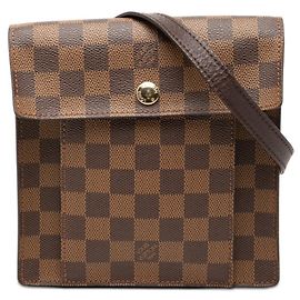 Bolsa de Ombro Louis Vuitton Damier Pimlico Marrom
