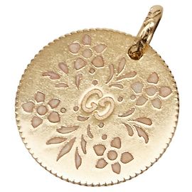 Pendentif Icon Bloom Gucci en or jaune 18K Doré