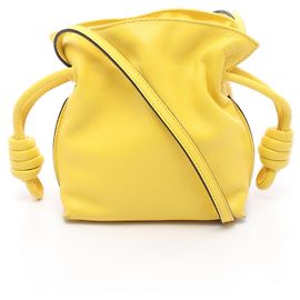 Clutch Mini Flamenco Loewe Gialla Borsa a Spalla Giallo