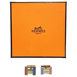 Hermès HERMES Manschettenknöpfe aus Silber Silber